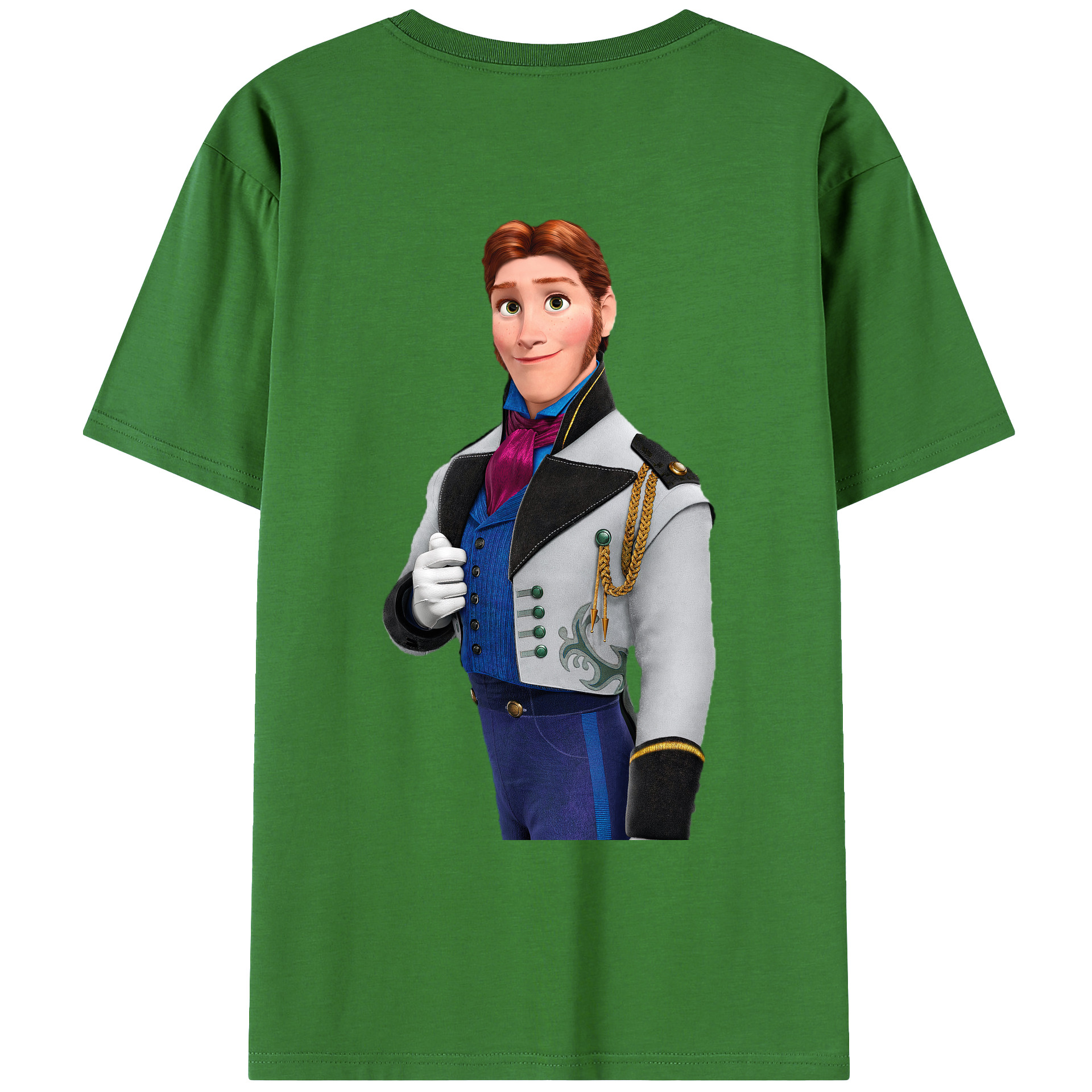（画像用） アナと雪の女王 アンナ エルサ Frozen Anna Elsa レディース半袖Tシャツ(バックプリント)